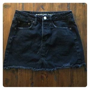 American Eagle Distressed Mini Skirt